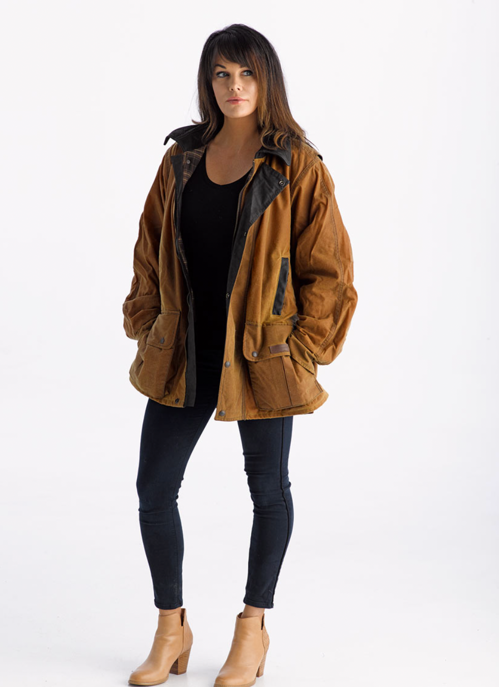 The Hereford Men Oilskin Waterproof Deluxe Coat